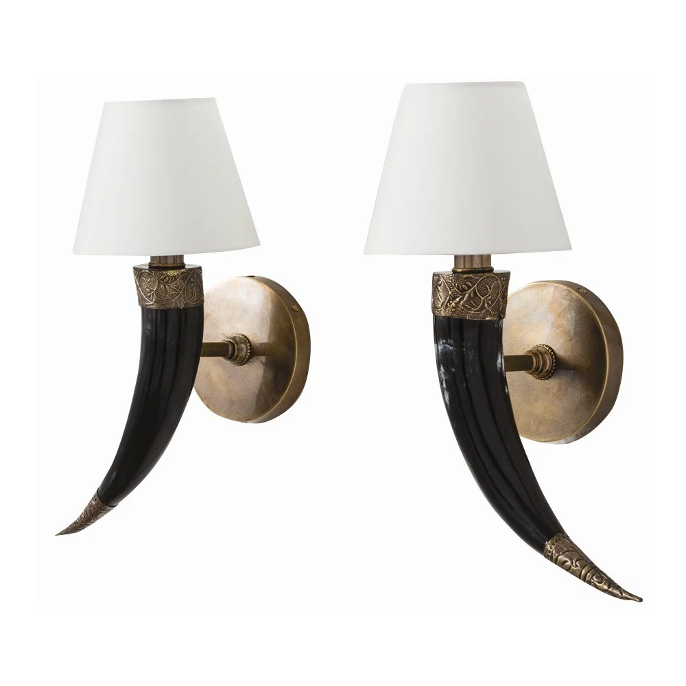 Horn Sconces