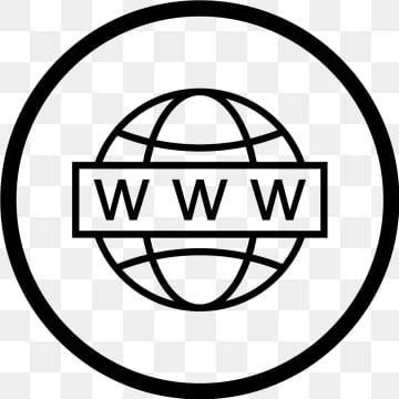 Checker pattern with a globe on it. The Globe has a box over it with the letters W W W.