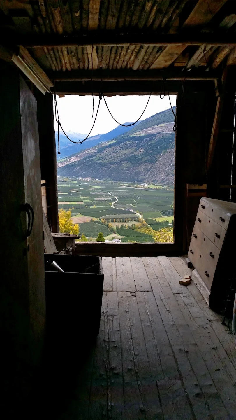 Second floor of the barn