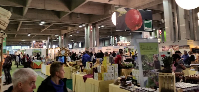 BioLife: Organic Products Tradeshow in Bolzano, the capital of South Tyrol. Over 200 vendors from Germany, Austria, Switzerland and Italy exhibited their products.