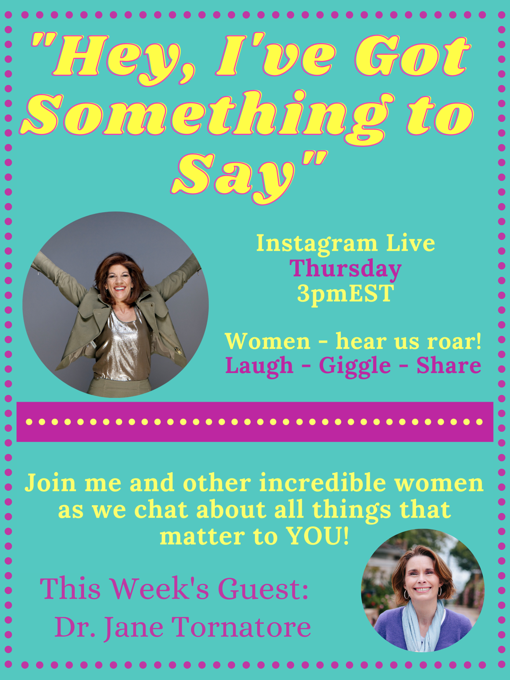 "Hey, I've Got Something to Say" 2.17.22