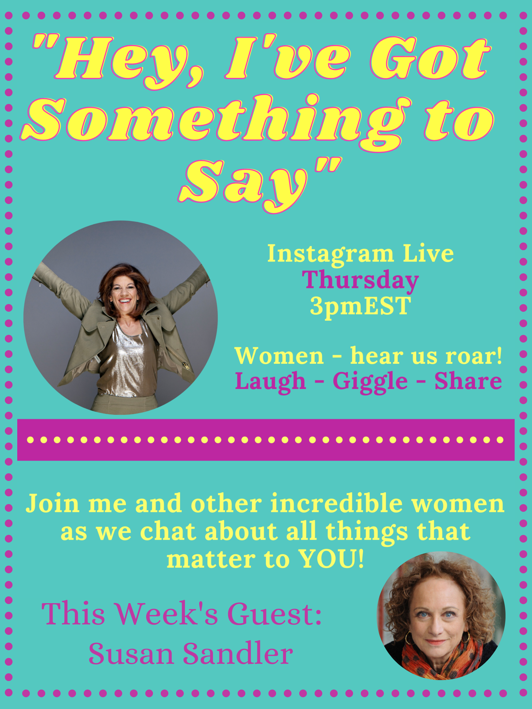 "Hey, I've Got Something to Say" 3.3.22