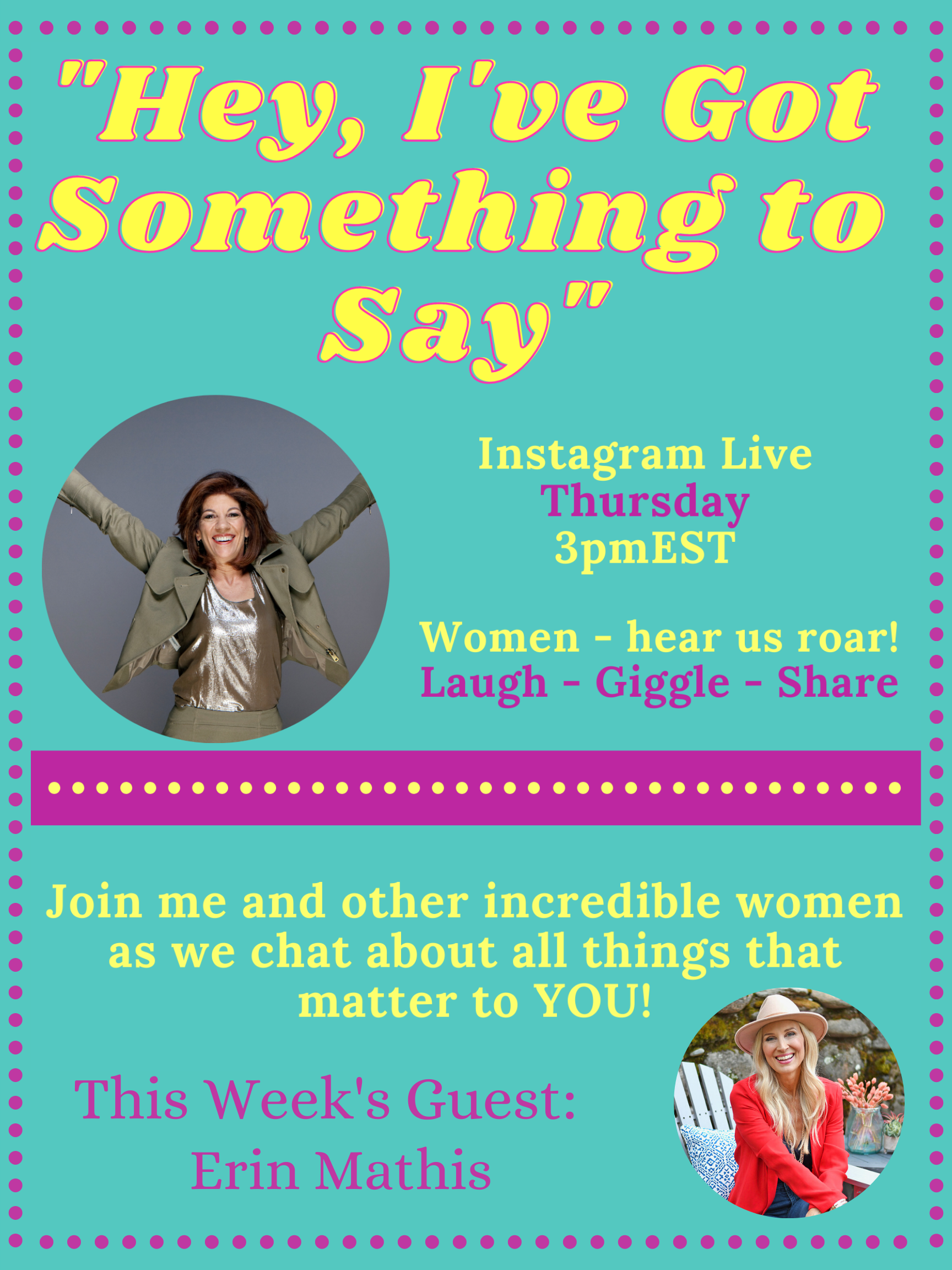 "Hey, I've Got Something to Say" 2.24.22