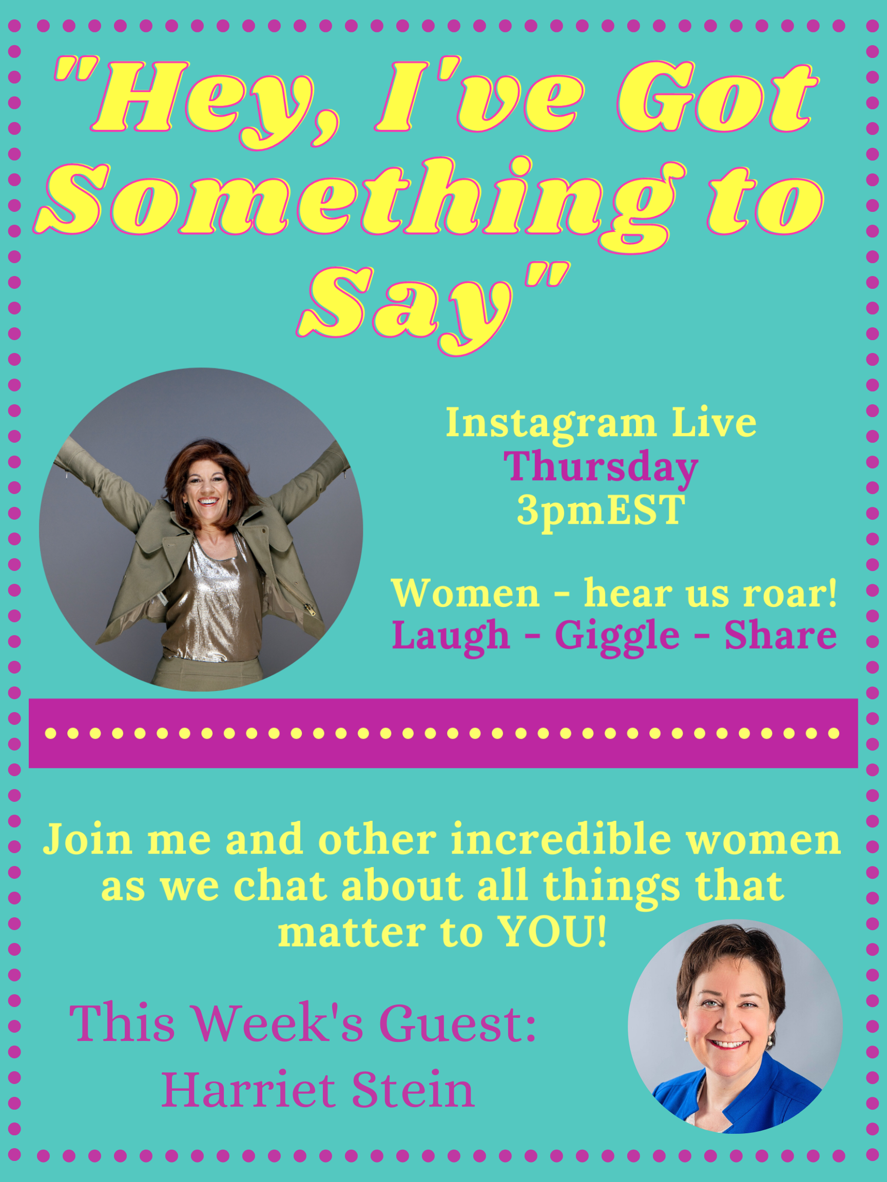 "Hey, I've Got Something to Say" 4.14.22