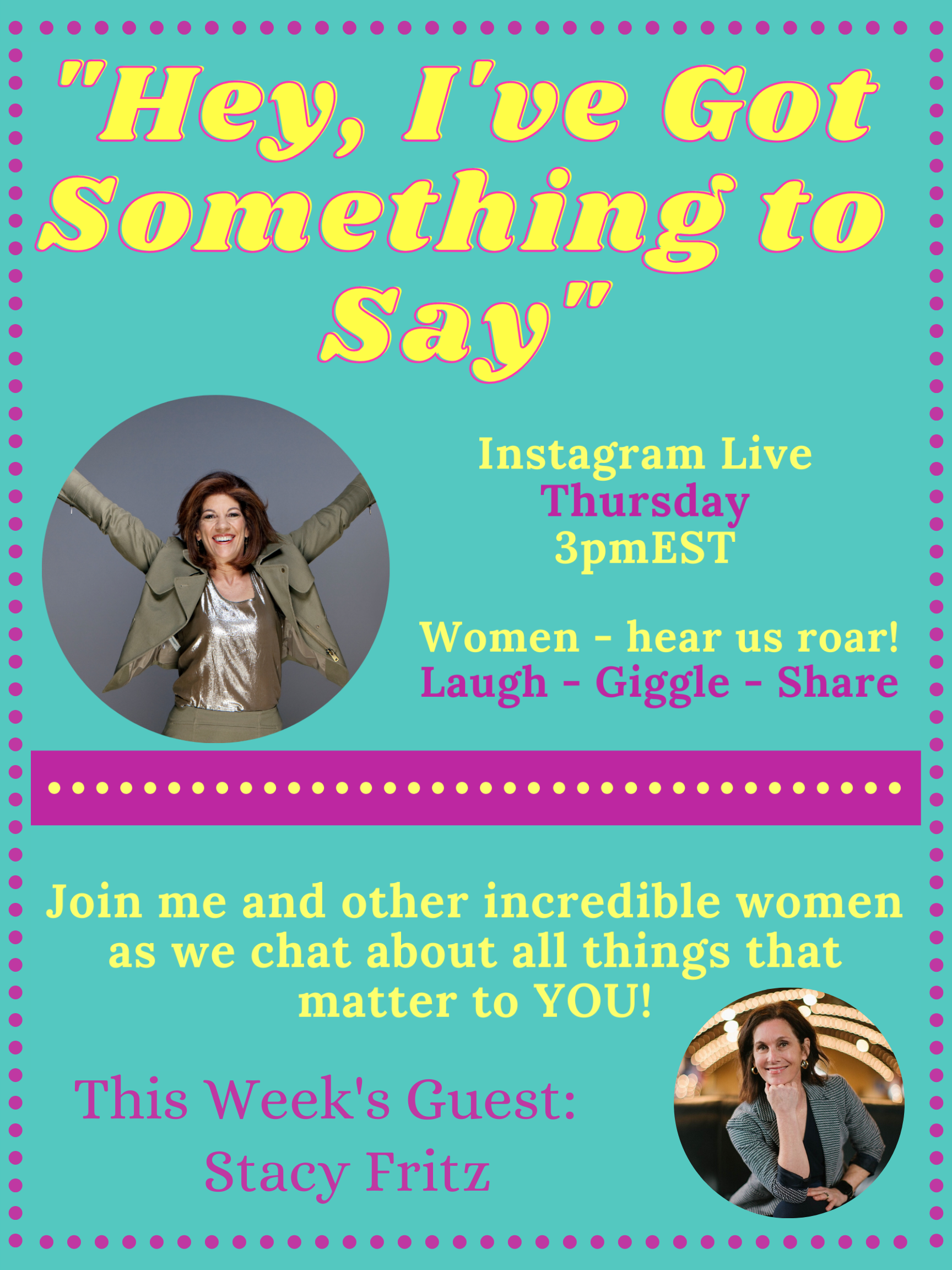 "Hey, I've Got Something to Say" 4.21.22