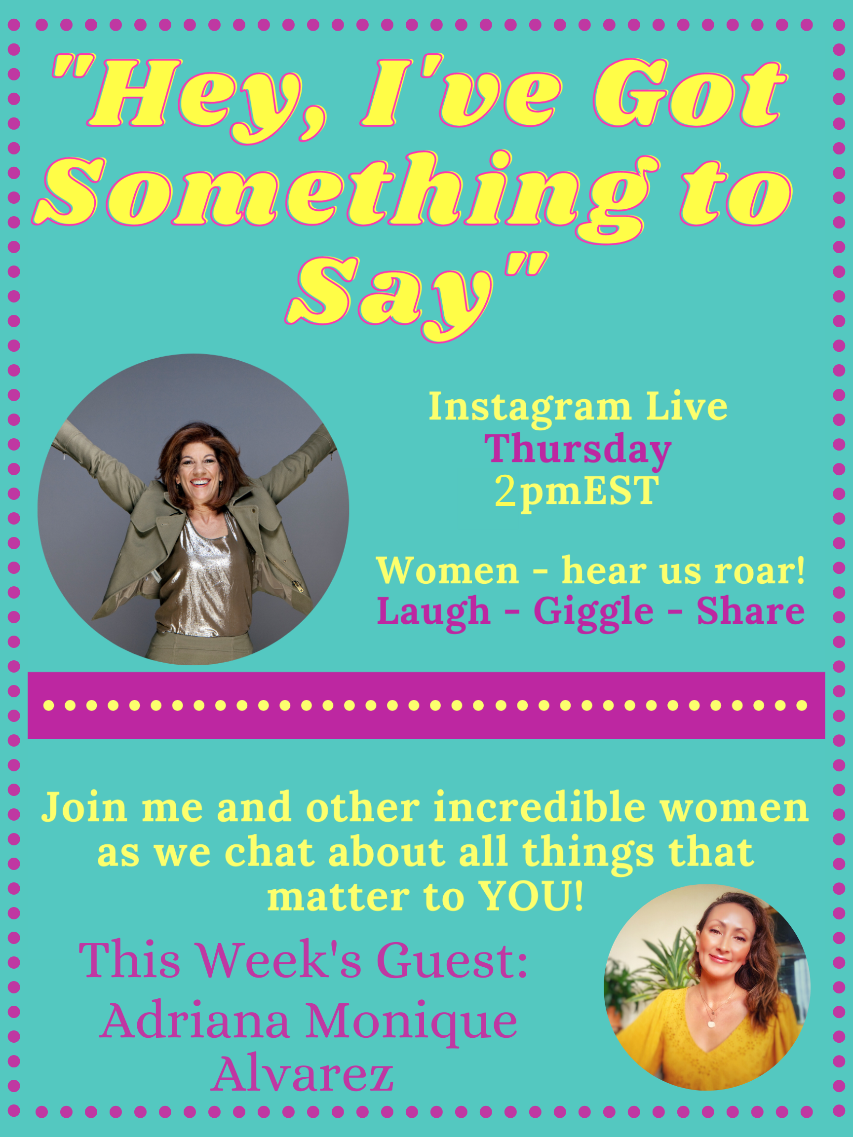 "Hey, I've Got Something to Say" 5.19.22