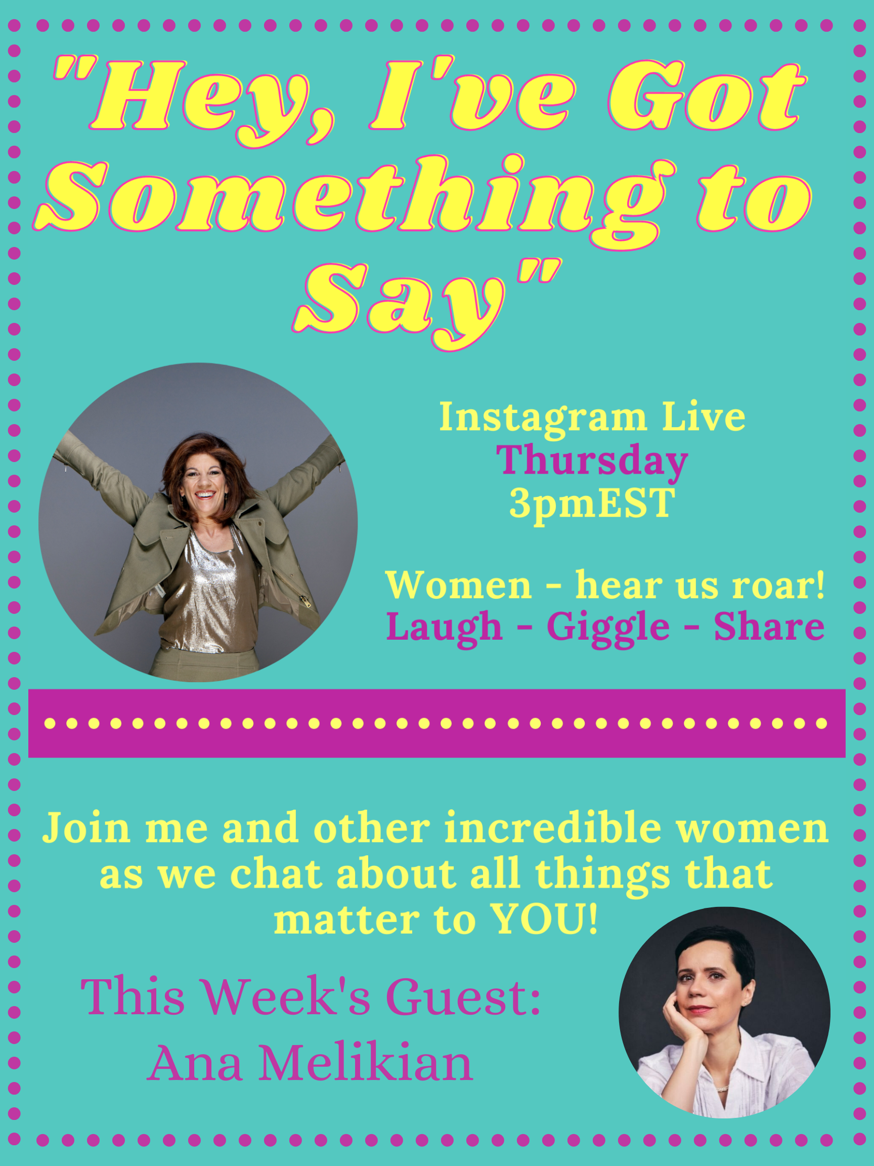 "Hey, I've Got Something to Say" 5.26.22