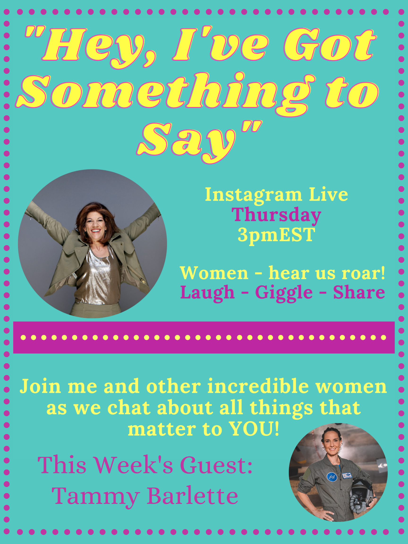 "Hey, I've Got Something to Say" 7.21.22