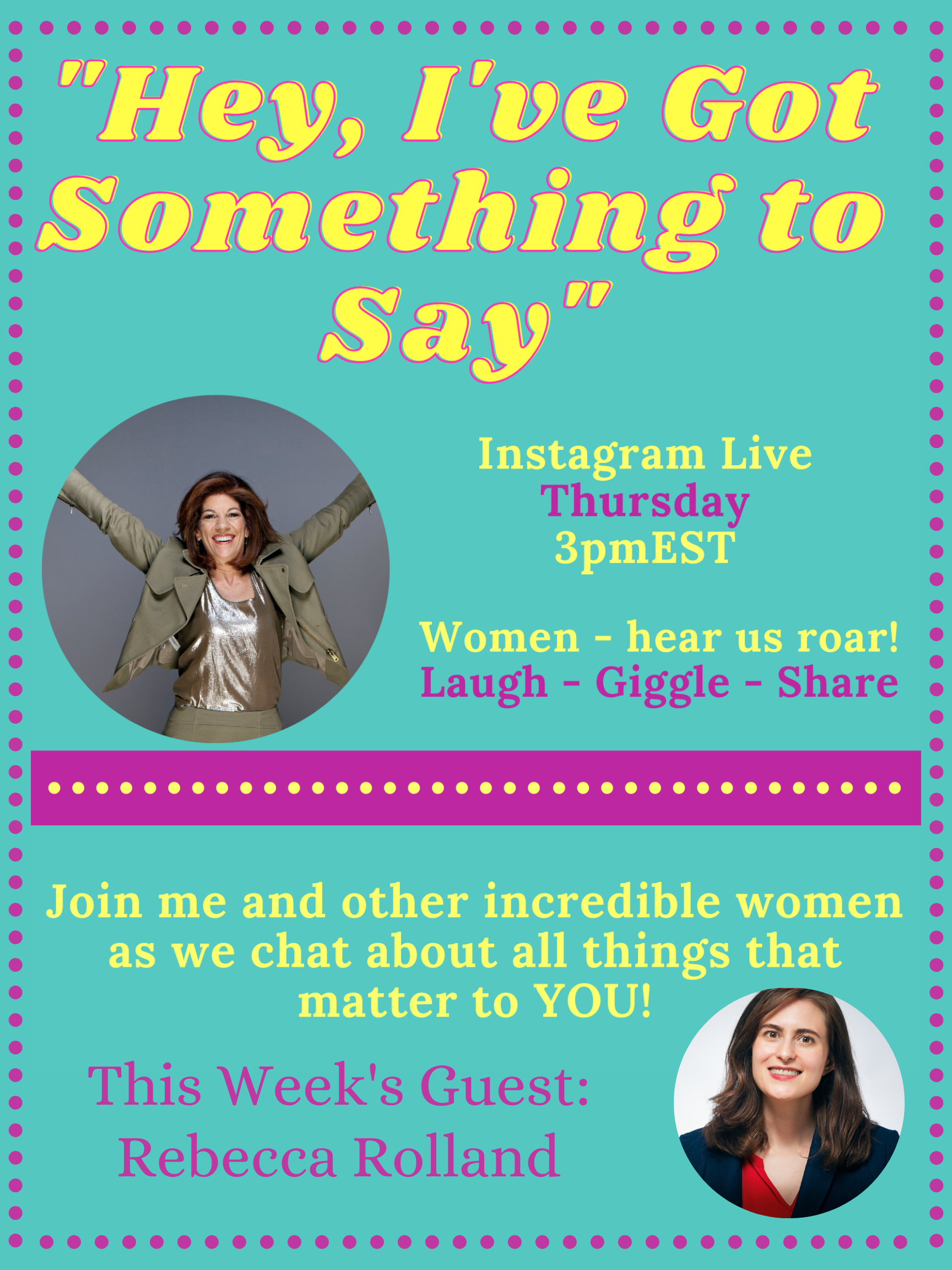 "Hey, I've Got Something to Say" 8.4.22