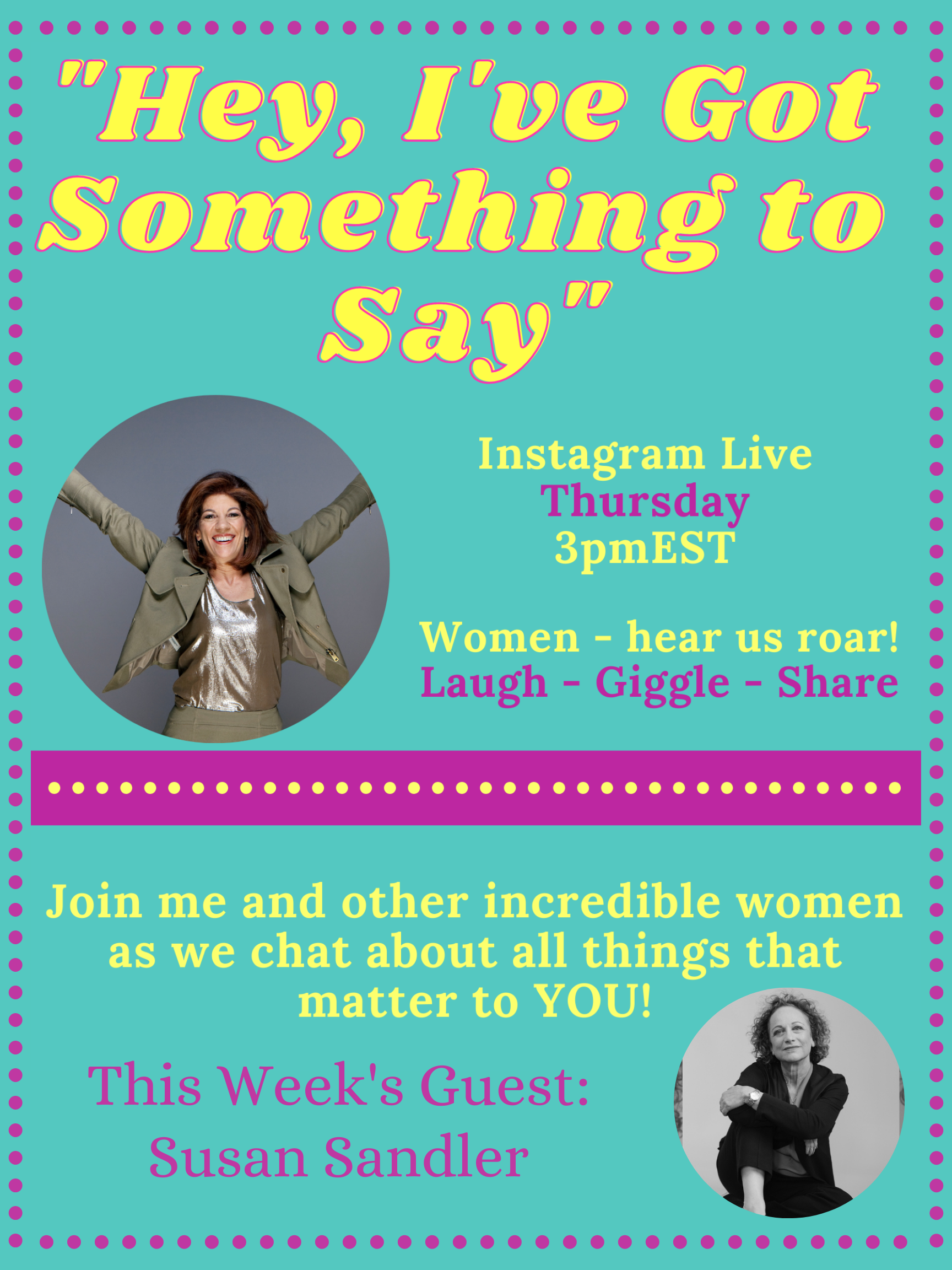 "Hey, I've Got Something to Say" 8.25.22