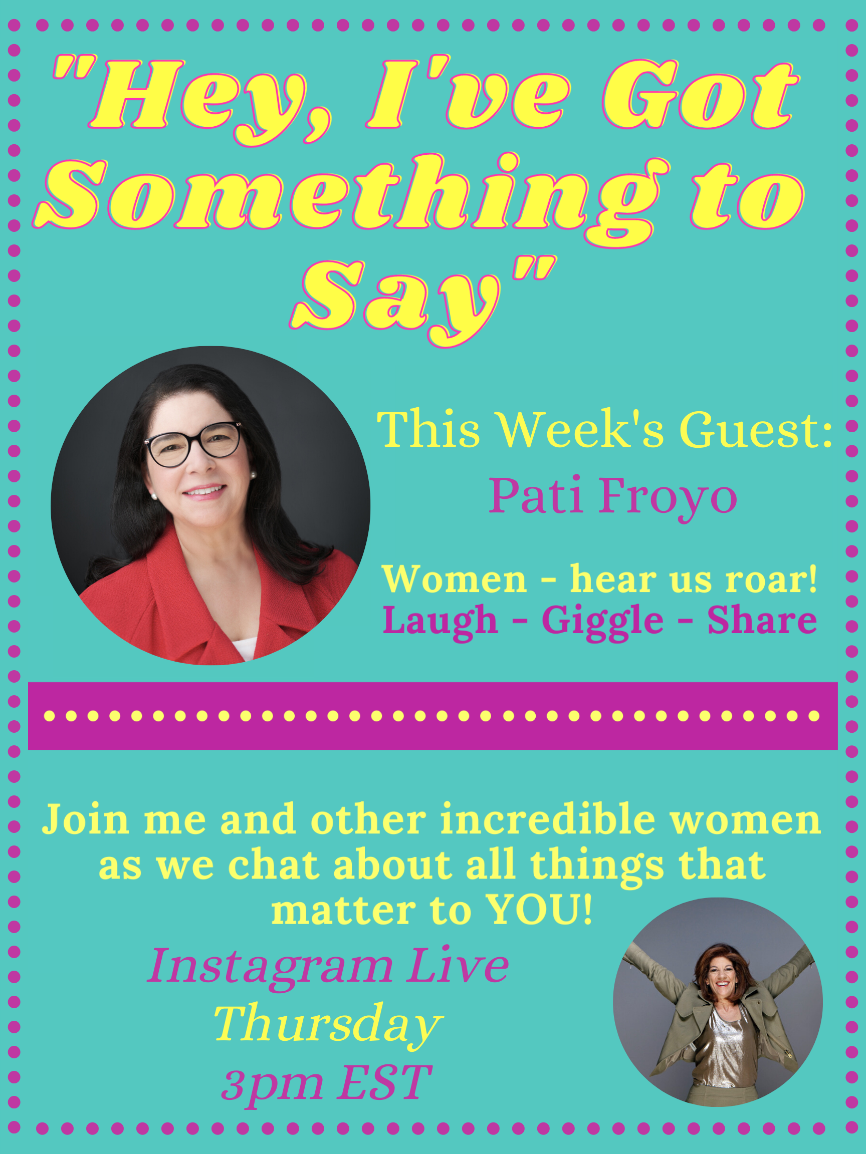 "Hey, I've Got Something to Say" 9.22.22