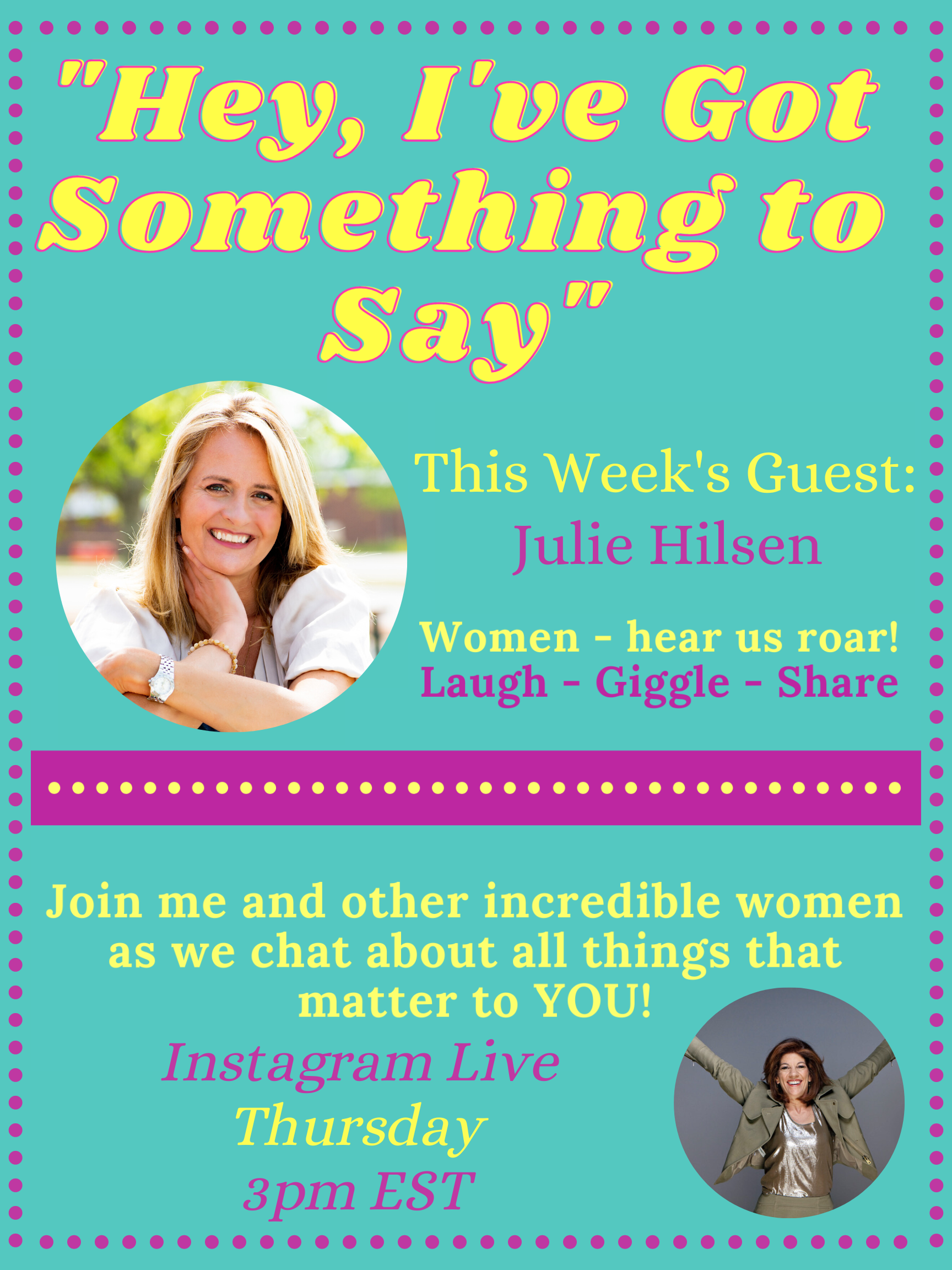 "Hey, I've Got Something to Say" 9.29.22