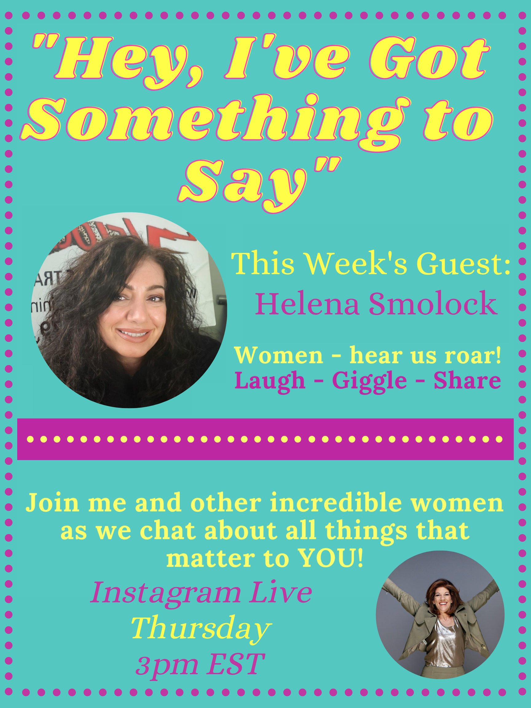 "Hey, I've Got Something to Say" 10.13.22