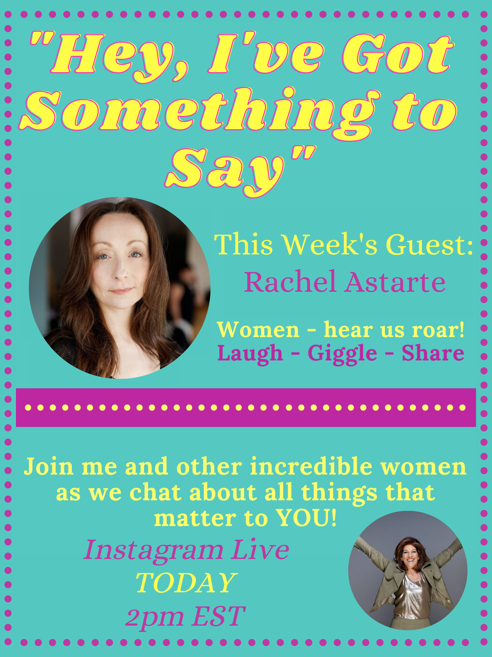 "Hey, I've Got Something to Say" 10.27.22