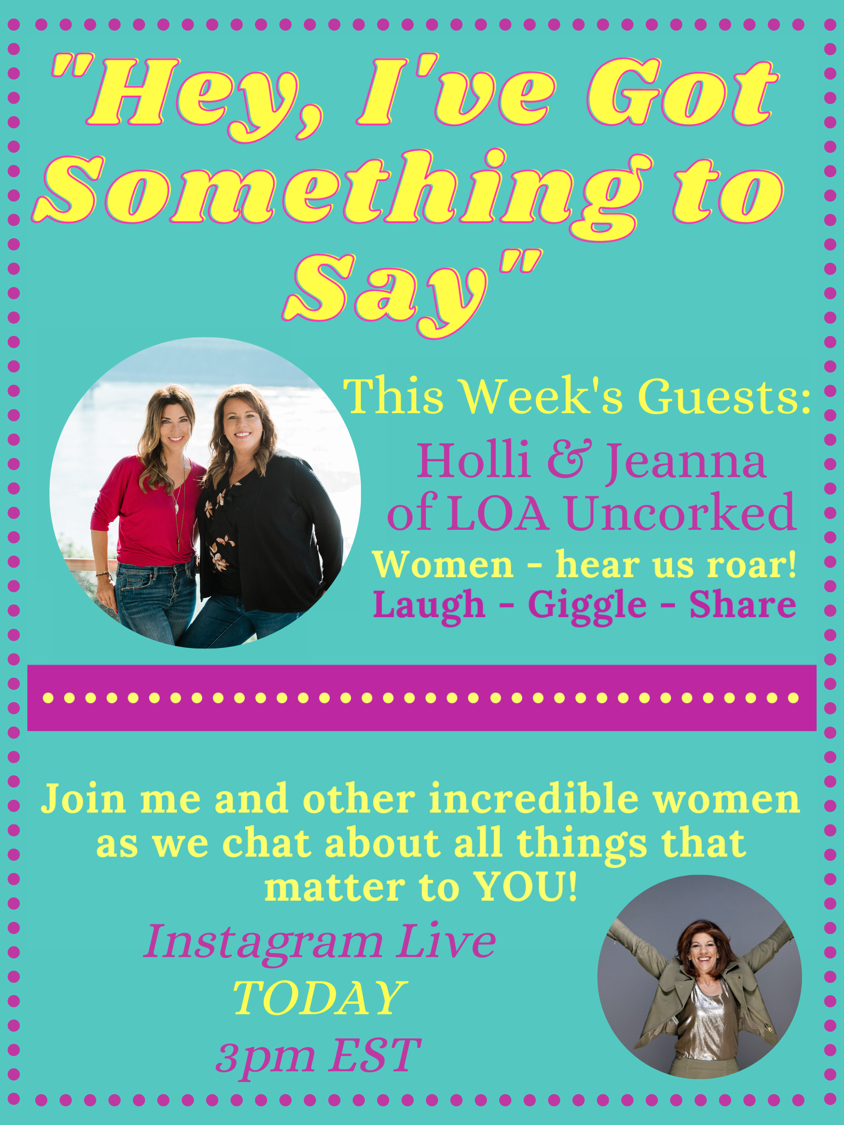 "Hey, I've Got Something to Say" 12.08.22