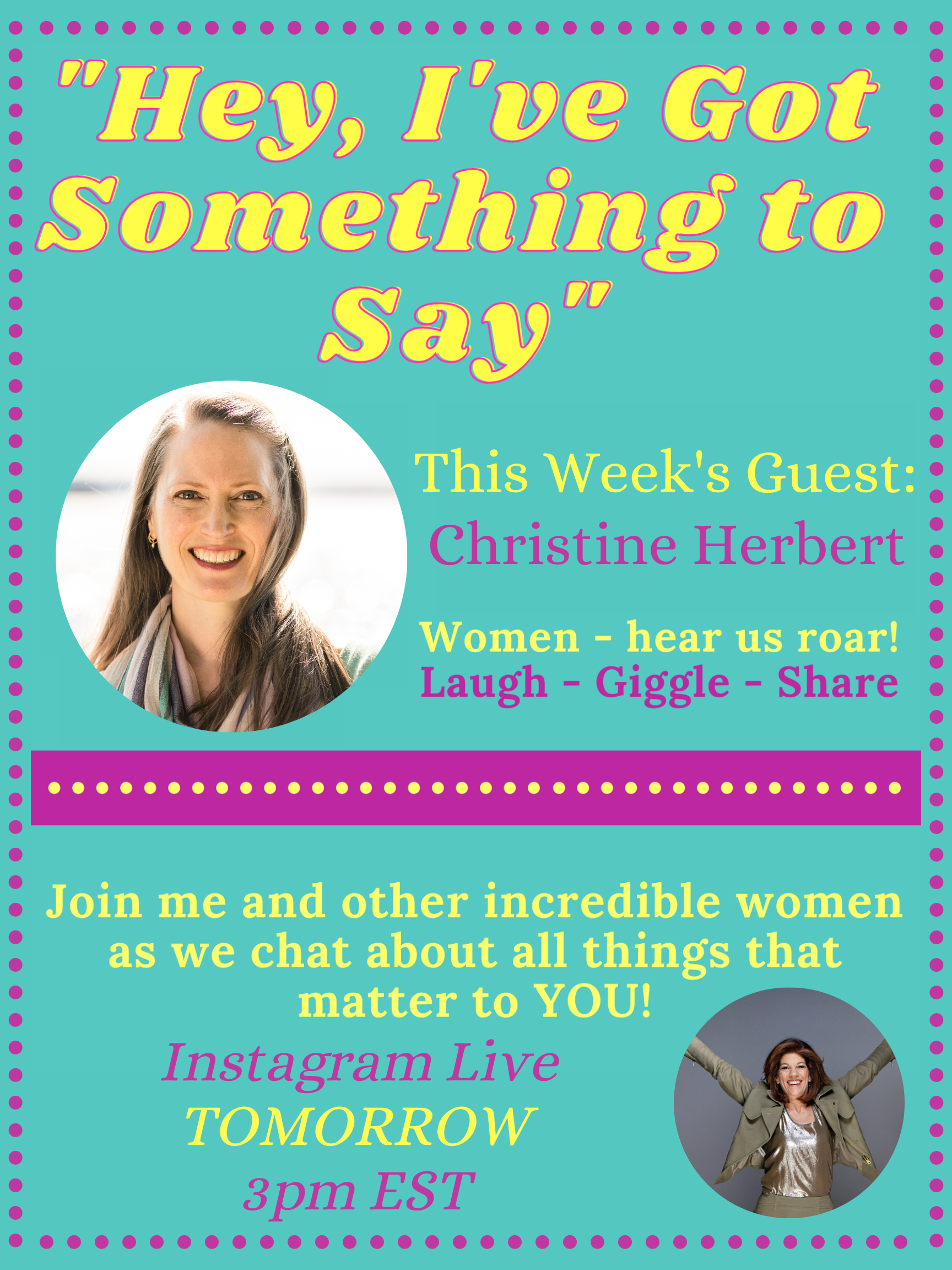 "Hey, I've Got Something to Say" 12.14.22