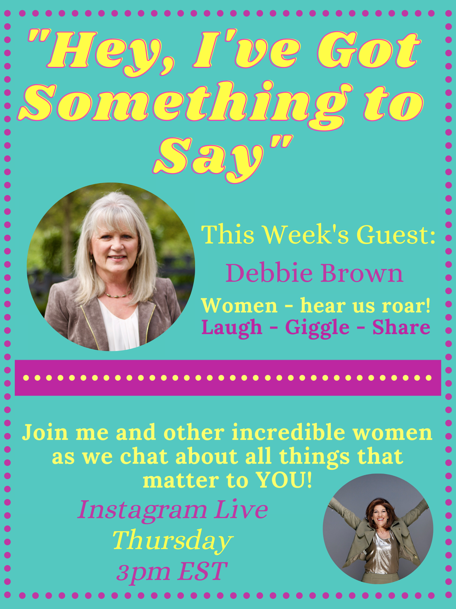 "Hey, I've Got Something to Say" 01/12/23