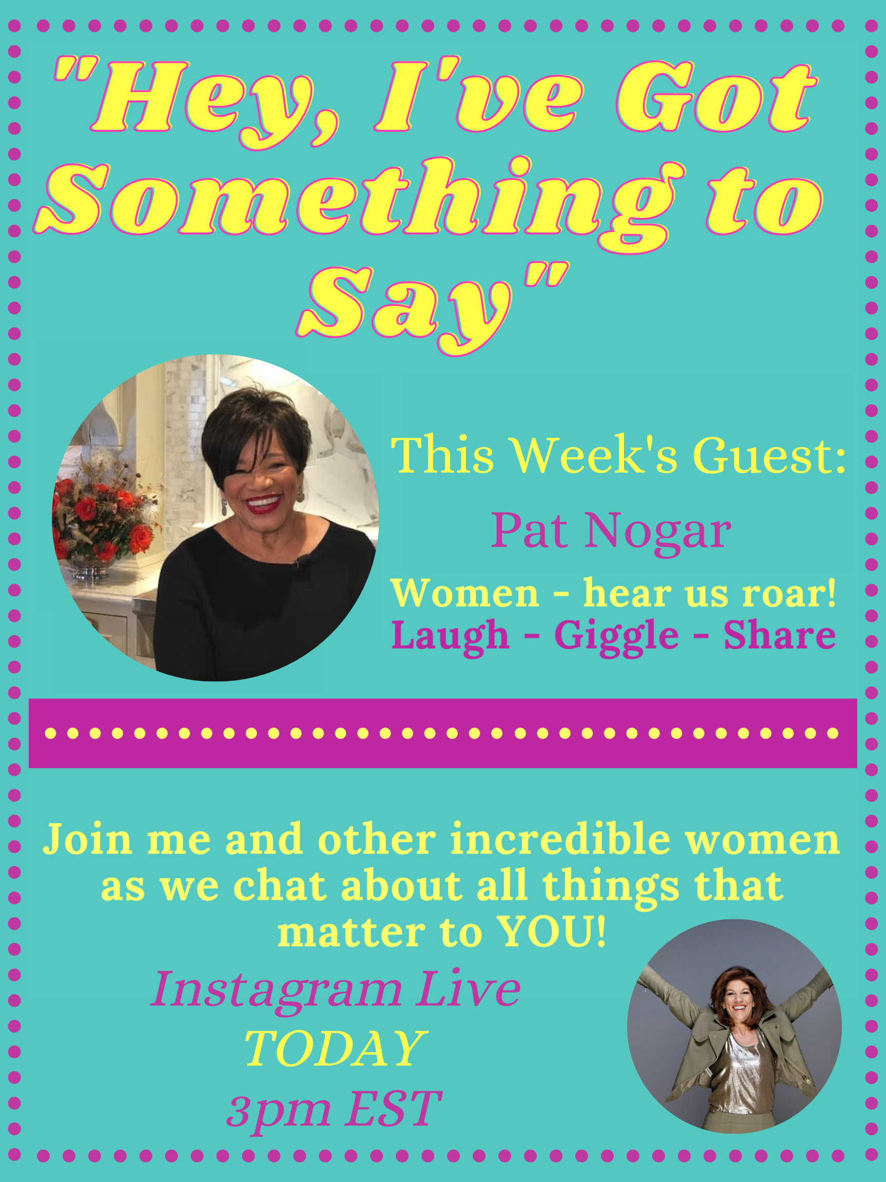 "Hey, I've Got Something to Say" 02/09/23