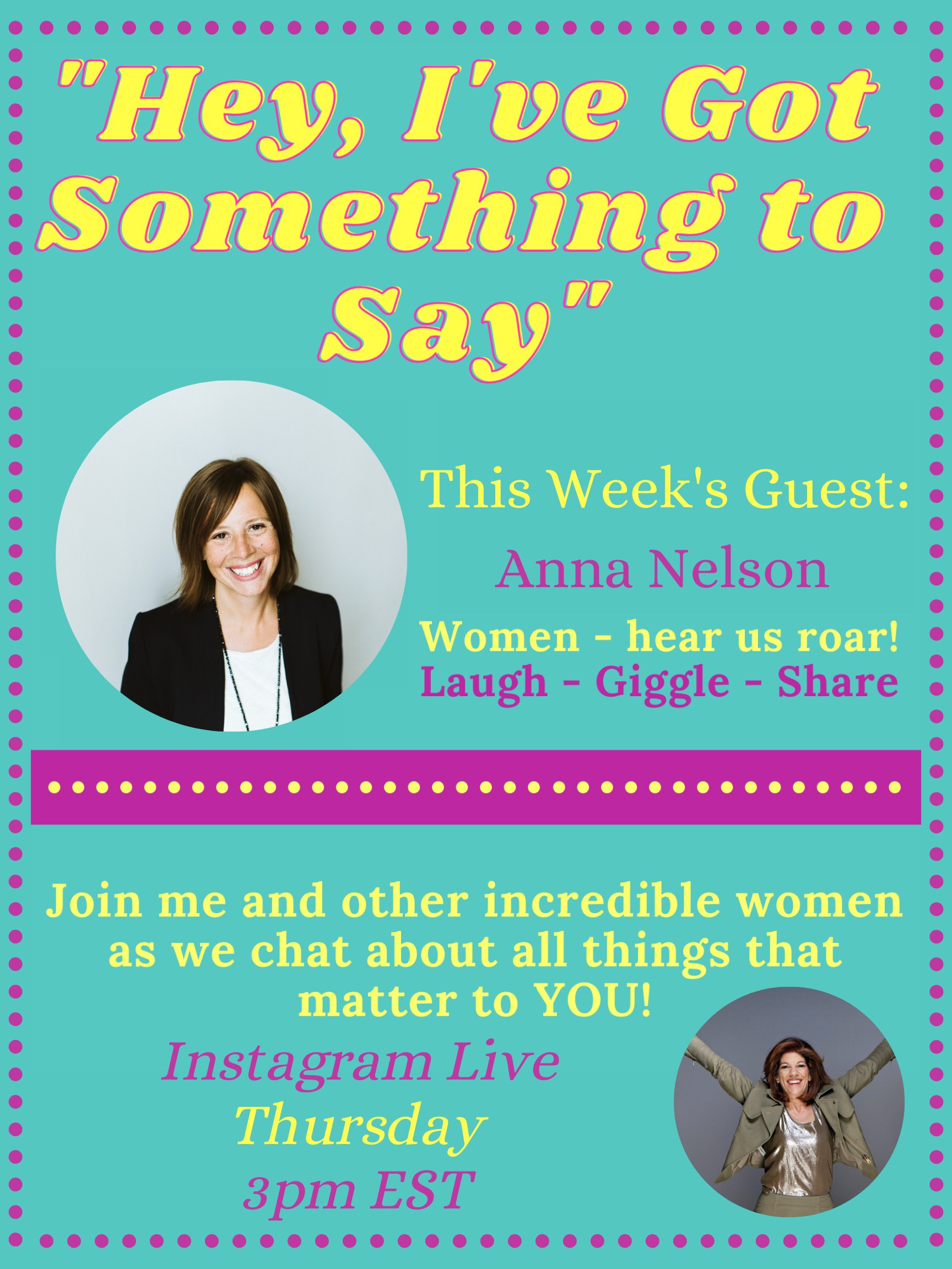 "Hey, I've Got Something to Say" 03/30/23