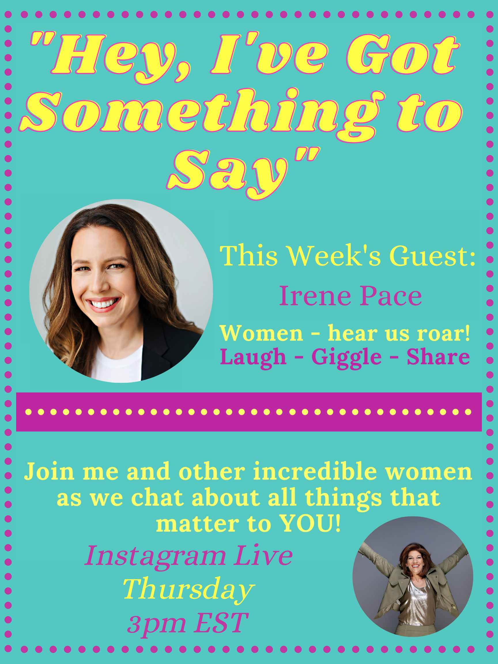 "Hey, I've Got Something to Say" 06/08/23