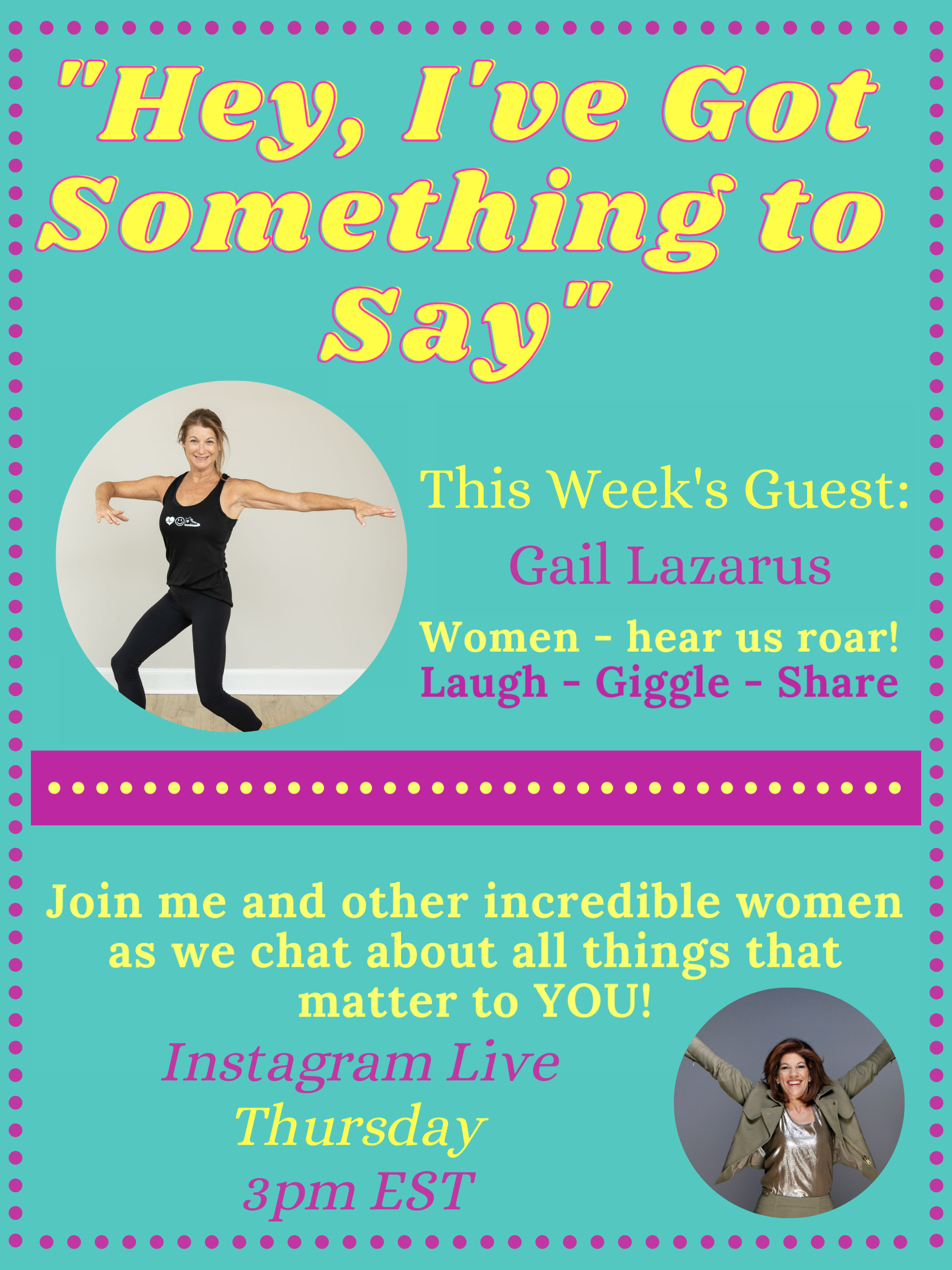 "Hey, I've Got Something to Say" 06/15/23