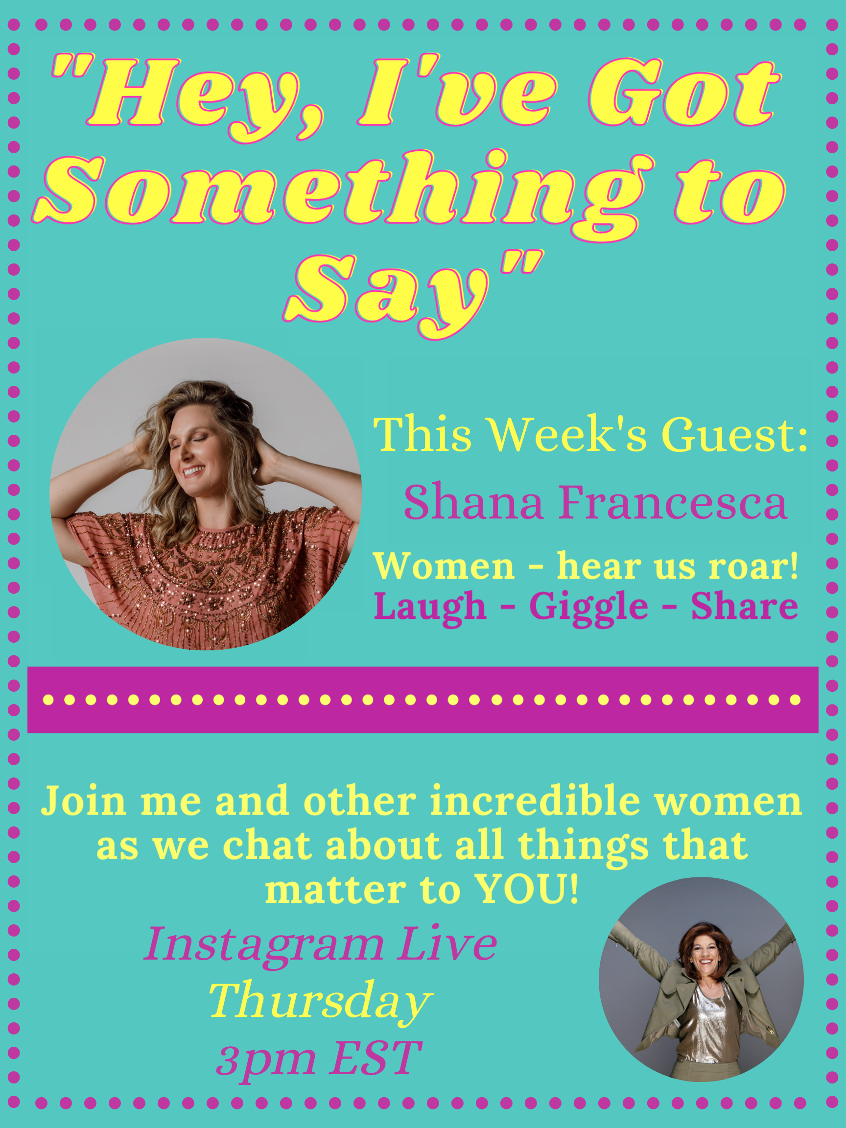 "Hey, I've Got Something to Say" 06/29/23