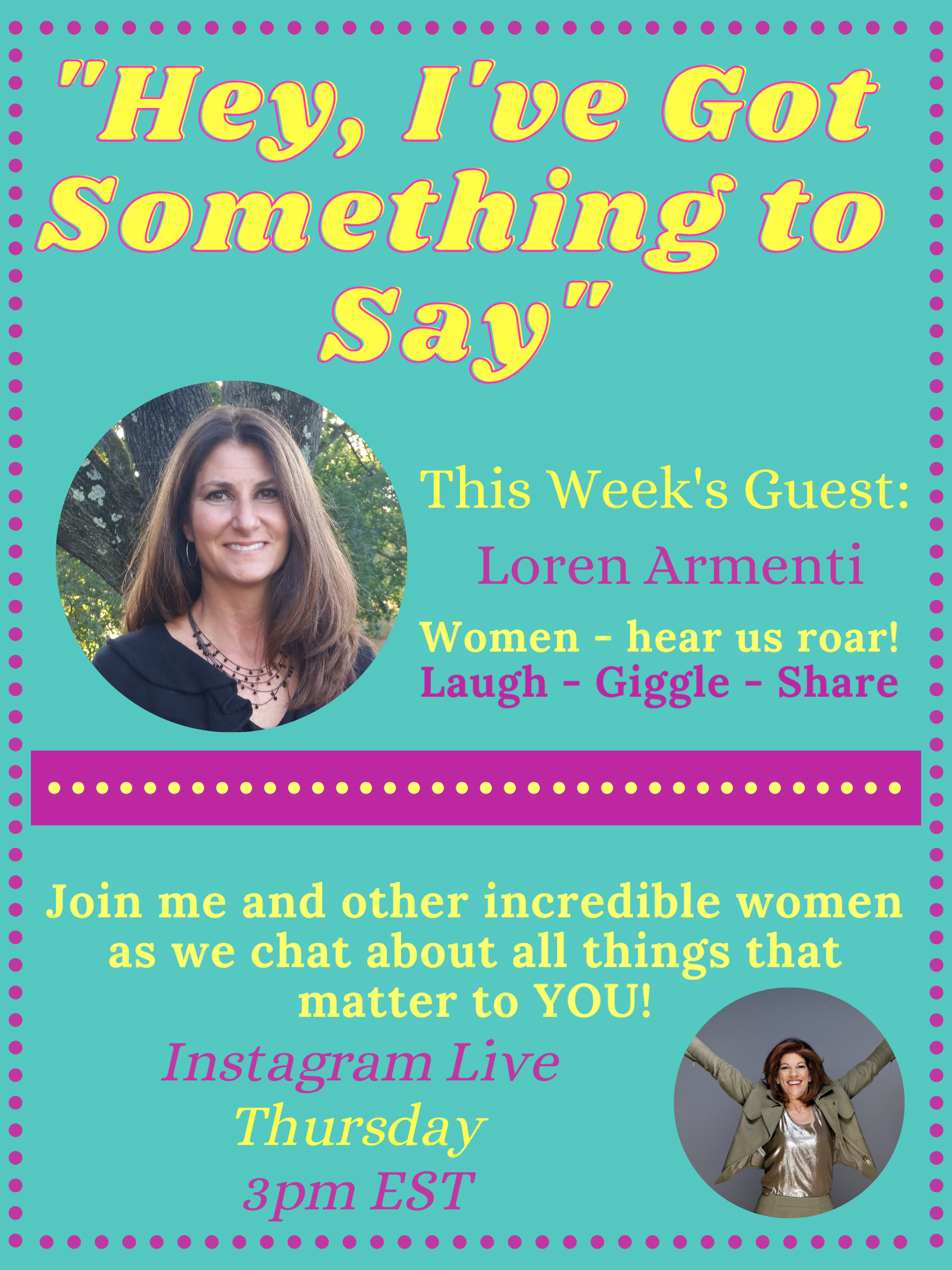 "Hey, I've Got Something to Say" 07/20/23