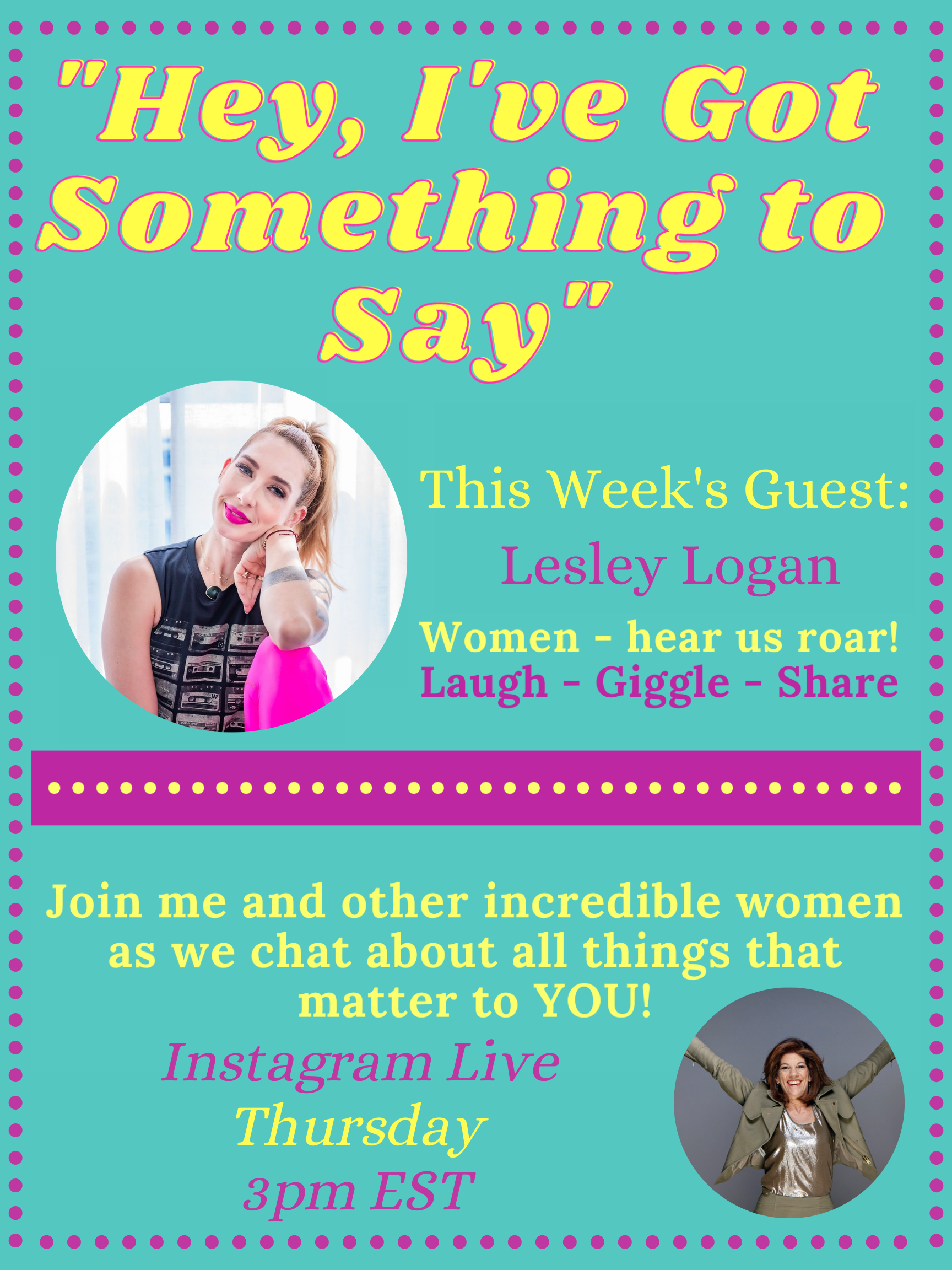 "Hey, I've Got Something to Say" 07/27/23