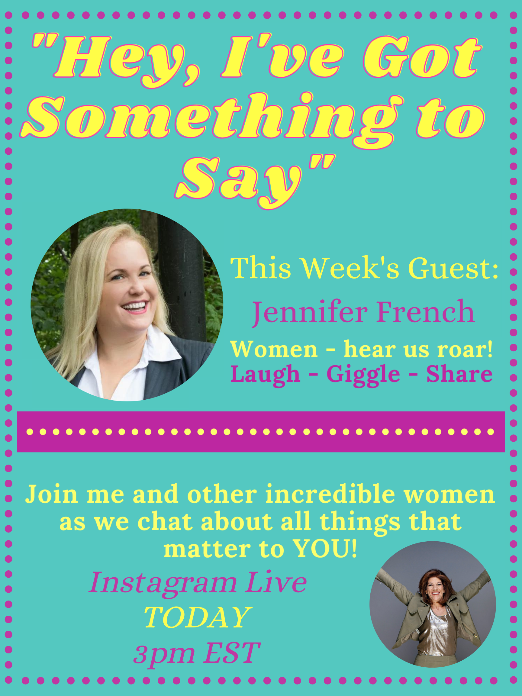 "Hey, I've Got Something to Say" 08/17/23