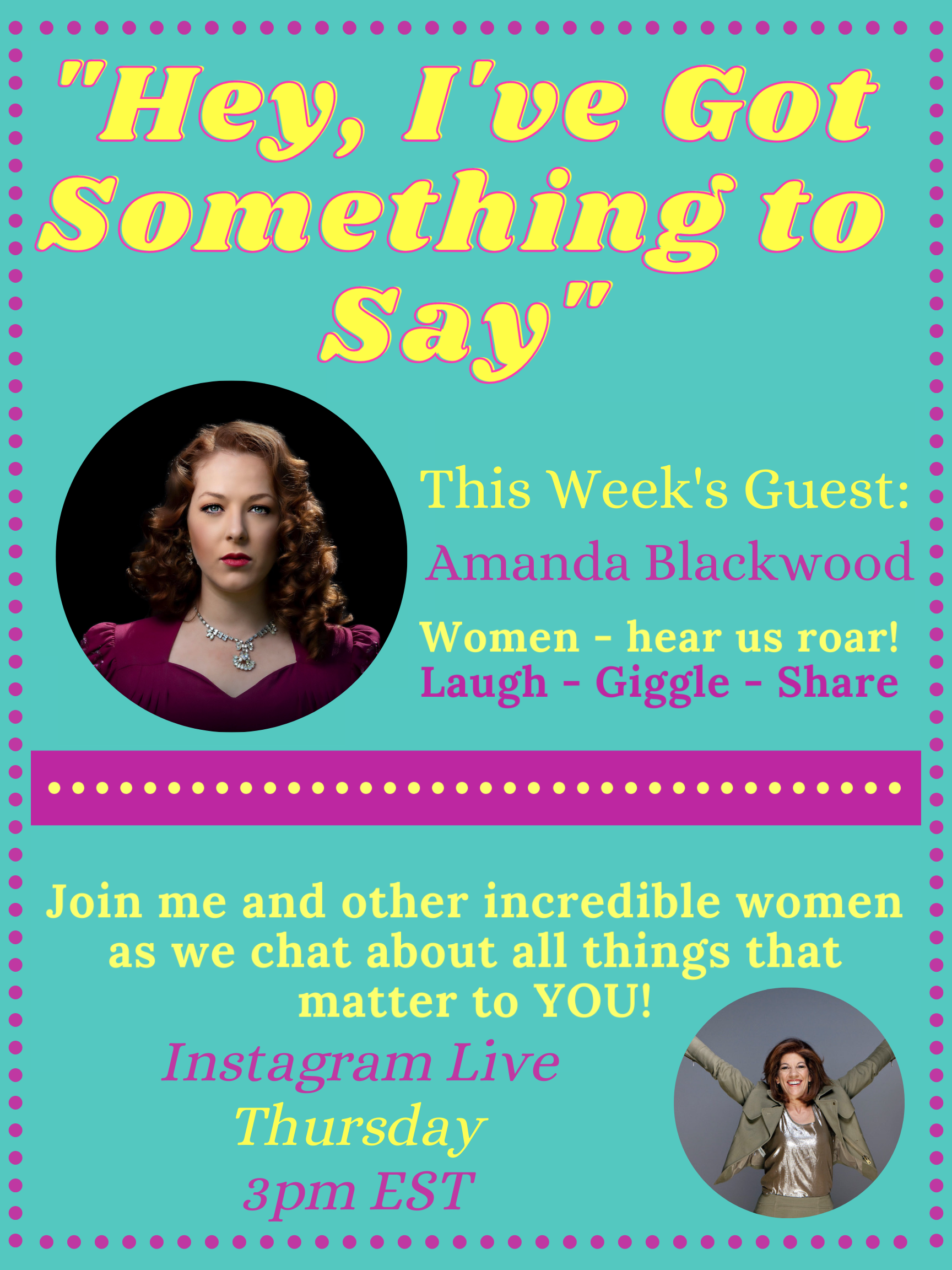 "Hey, I've Got Something to Say" 08/30/23