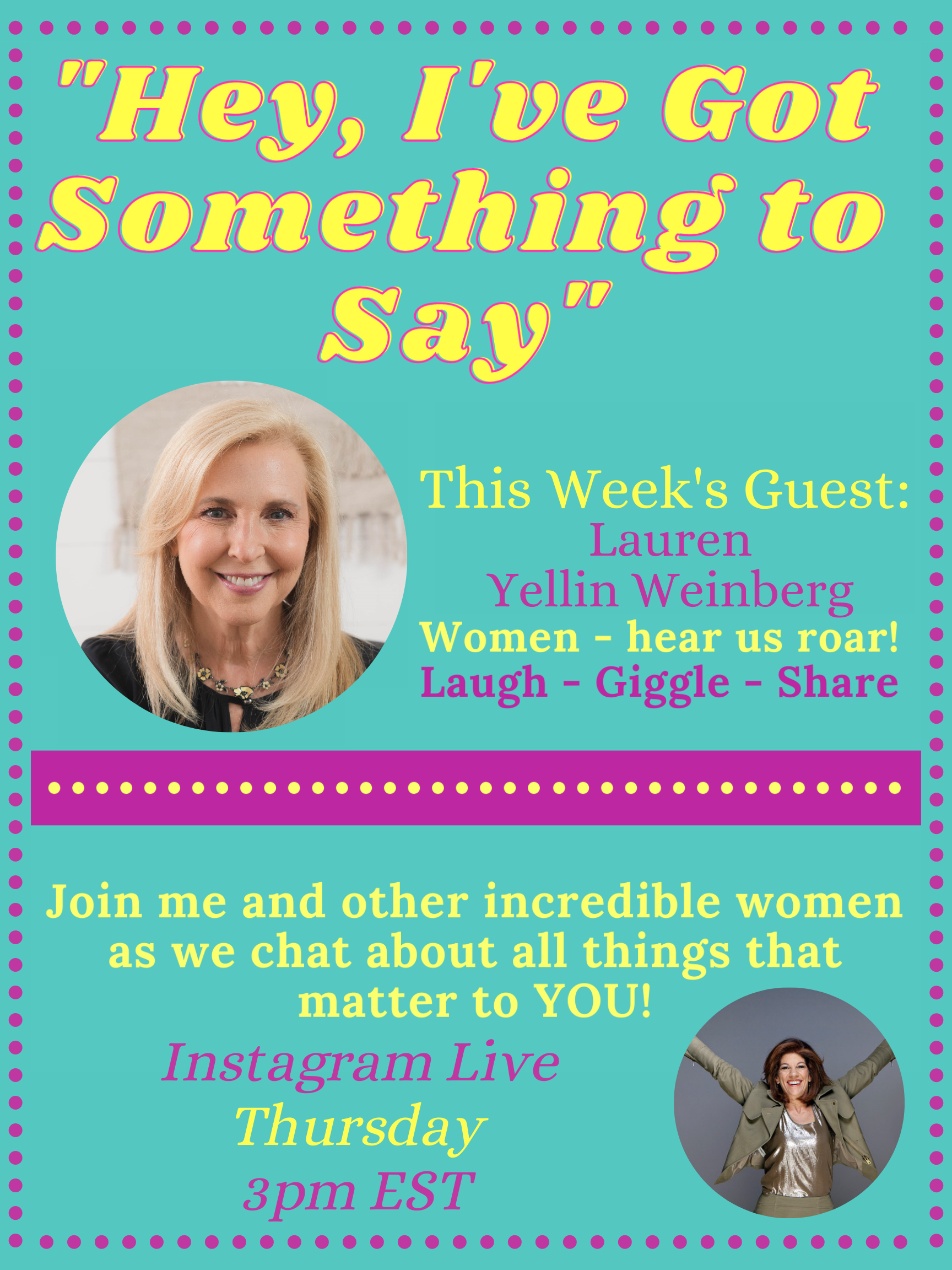 "Hey, I've Got Something to Say" 09/07/23