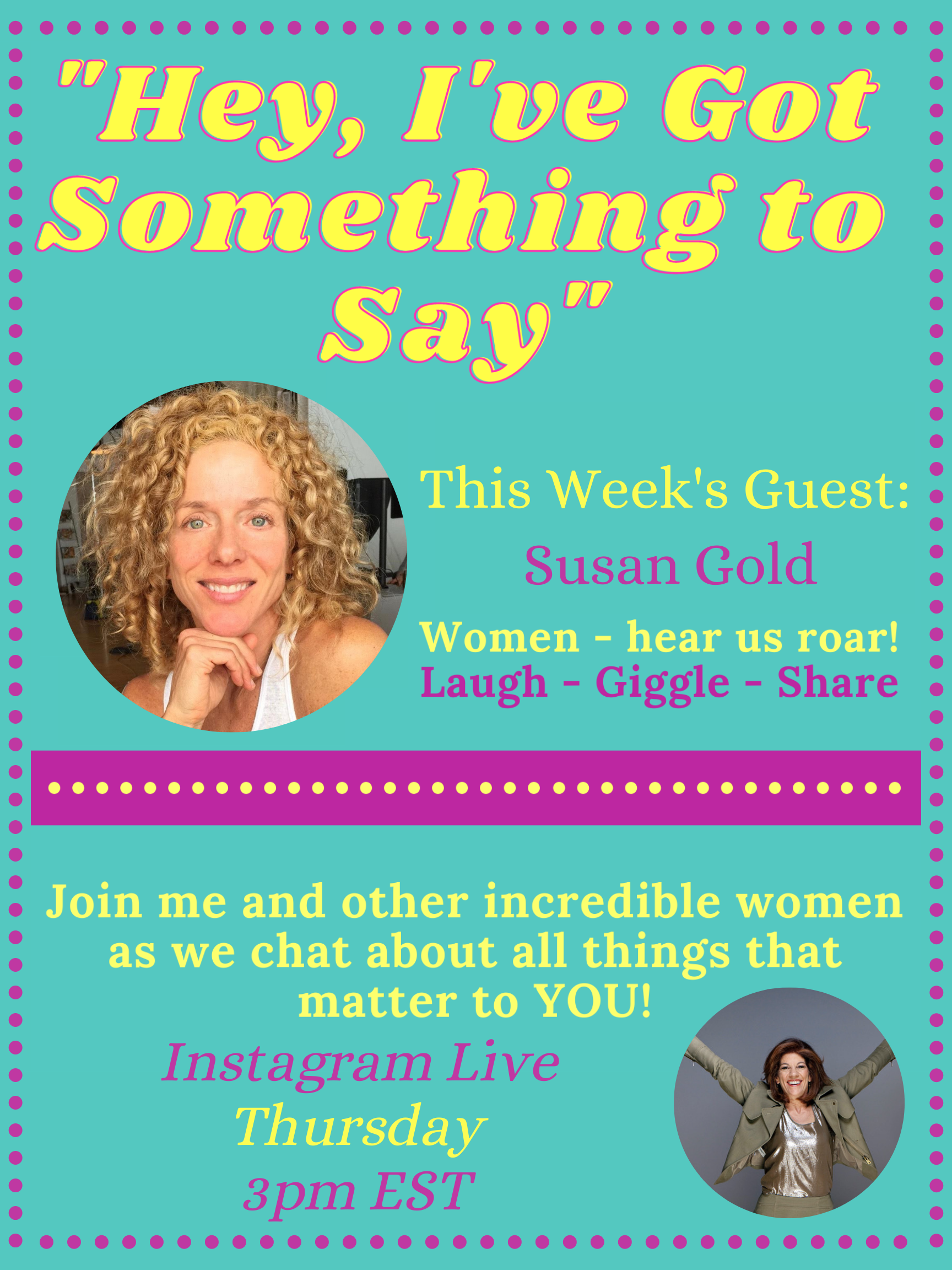 "Hey, I've Got Something to Say" 09/14/23