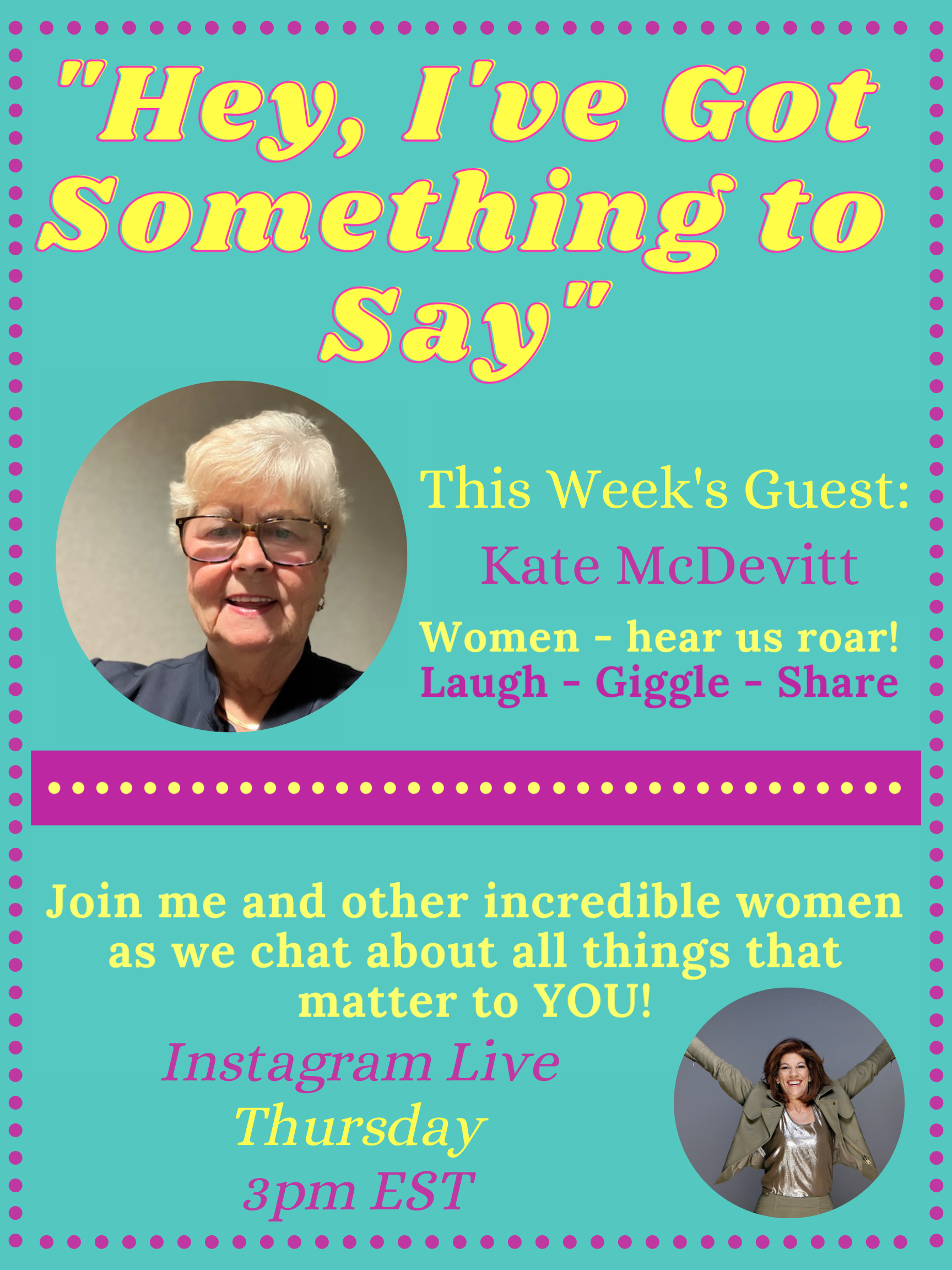 "Hey, I've Got Something to Say" 09/28/23