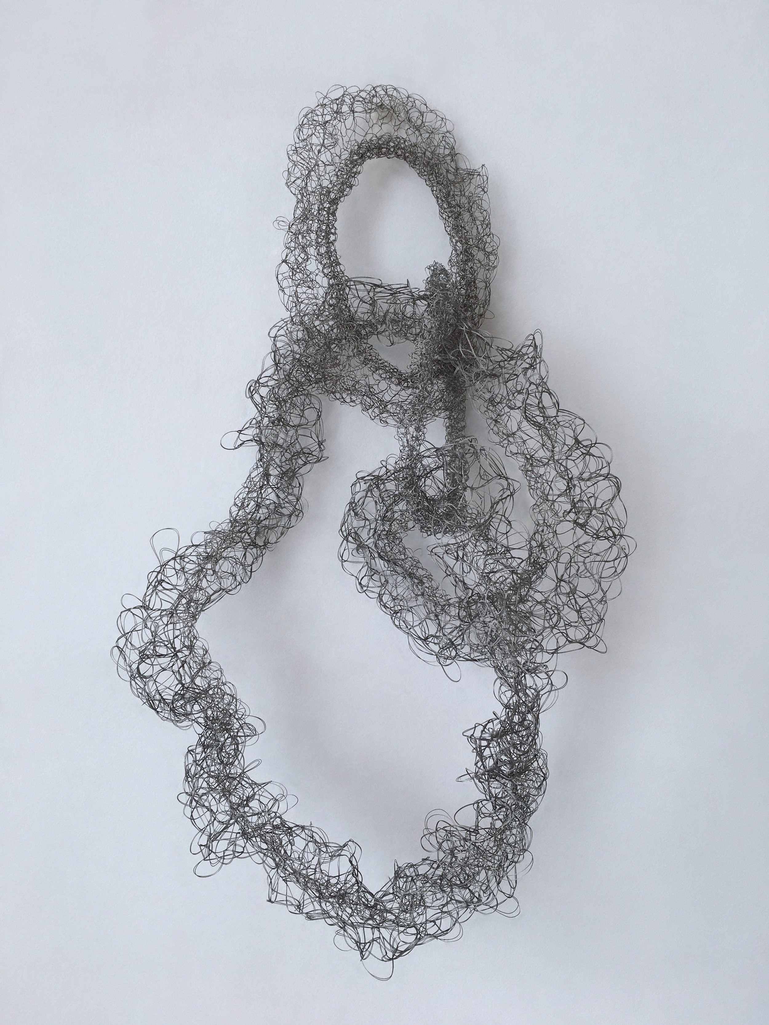 Entangle
Nylon Coated Steel Wire
Hand-knitted
18” x 10” x 2”