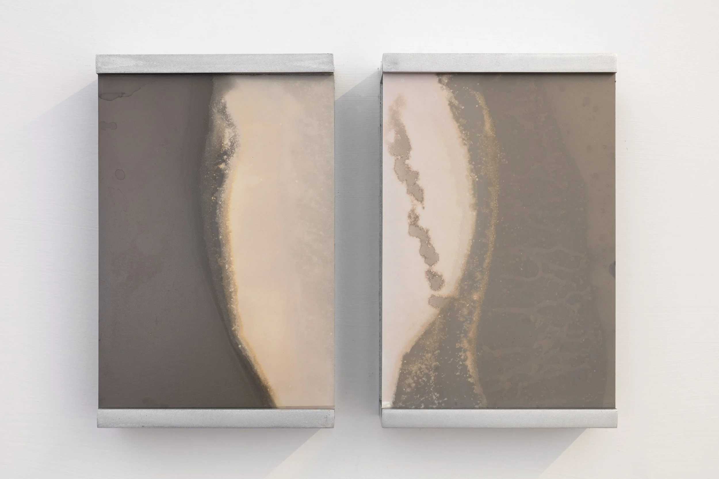 Elise Guillaume, Oscillations. Installation view of the exhibition Membranas en Resonancia, AMBAR QUIJANO, 2026.