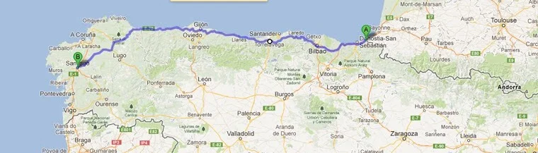 The Camino de Santiago Northern Route