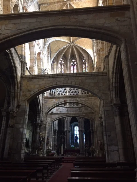 Gothic church interior