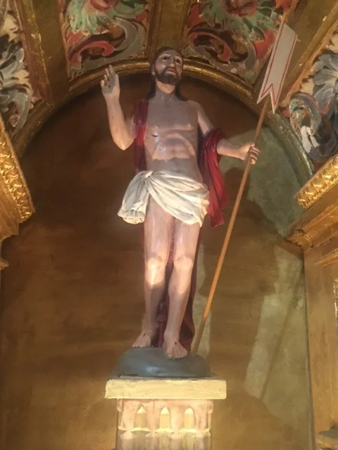 The statue
