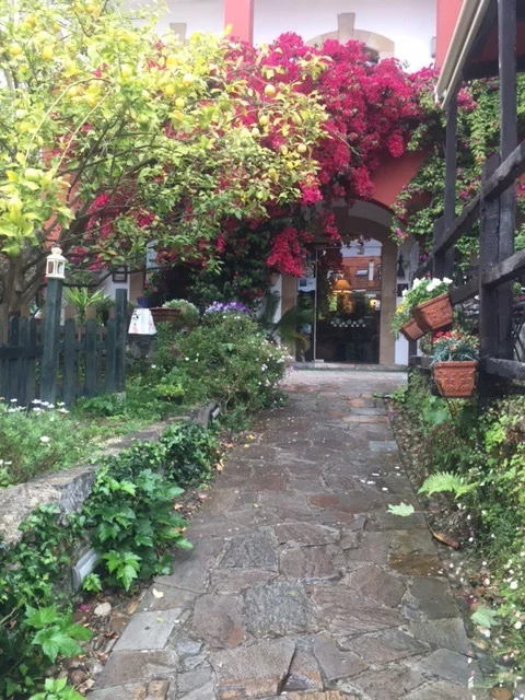 Entrance to hotel