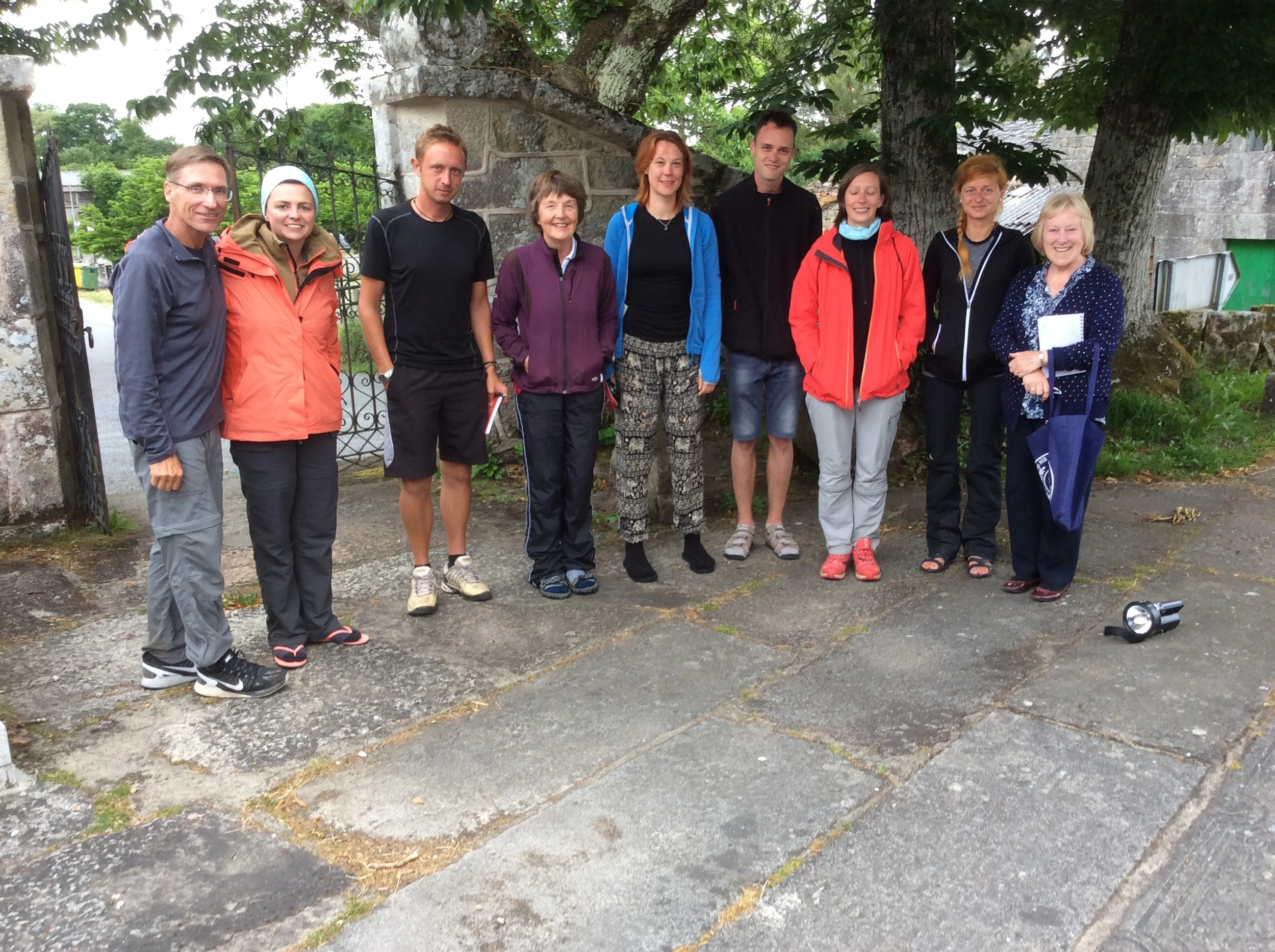 Hosts and peregrinos (pilgrims)
