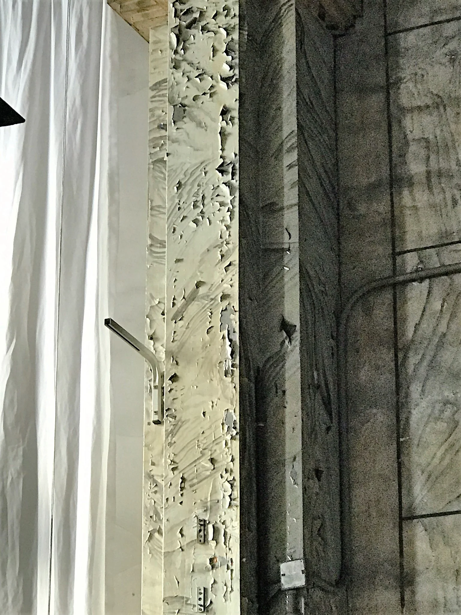 Peeling paint
