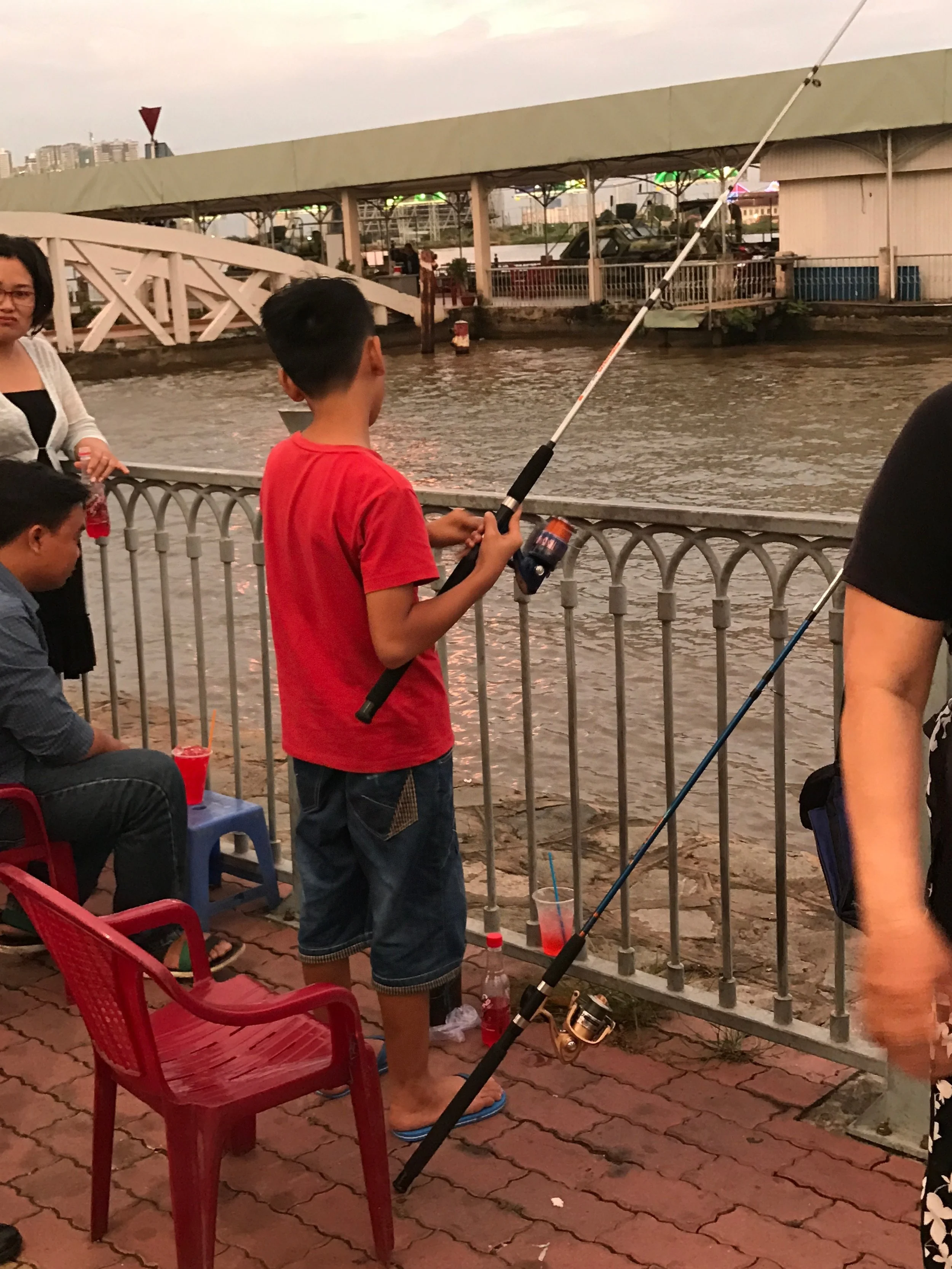 Saigon River fishing