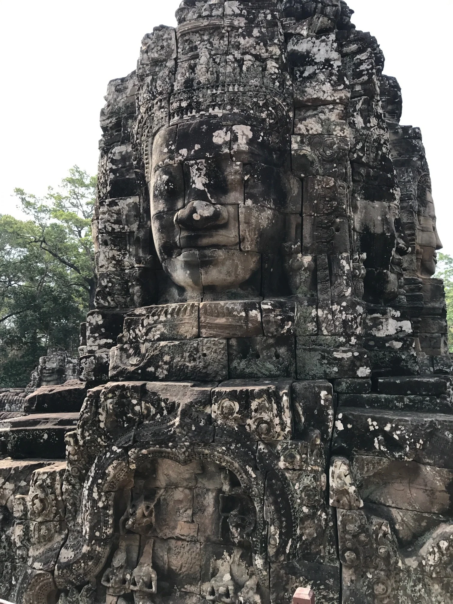 Four fold face of Buddha