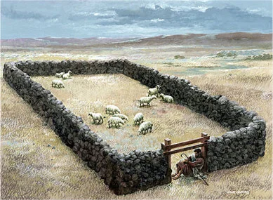 Shepherd as sheepgate