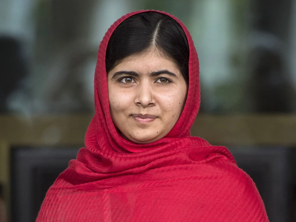 Malala Yousafzai, who was nearly killed for opposing Taliban restrictions on female education