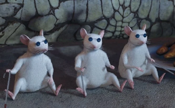 Blind mice.