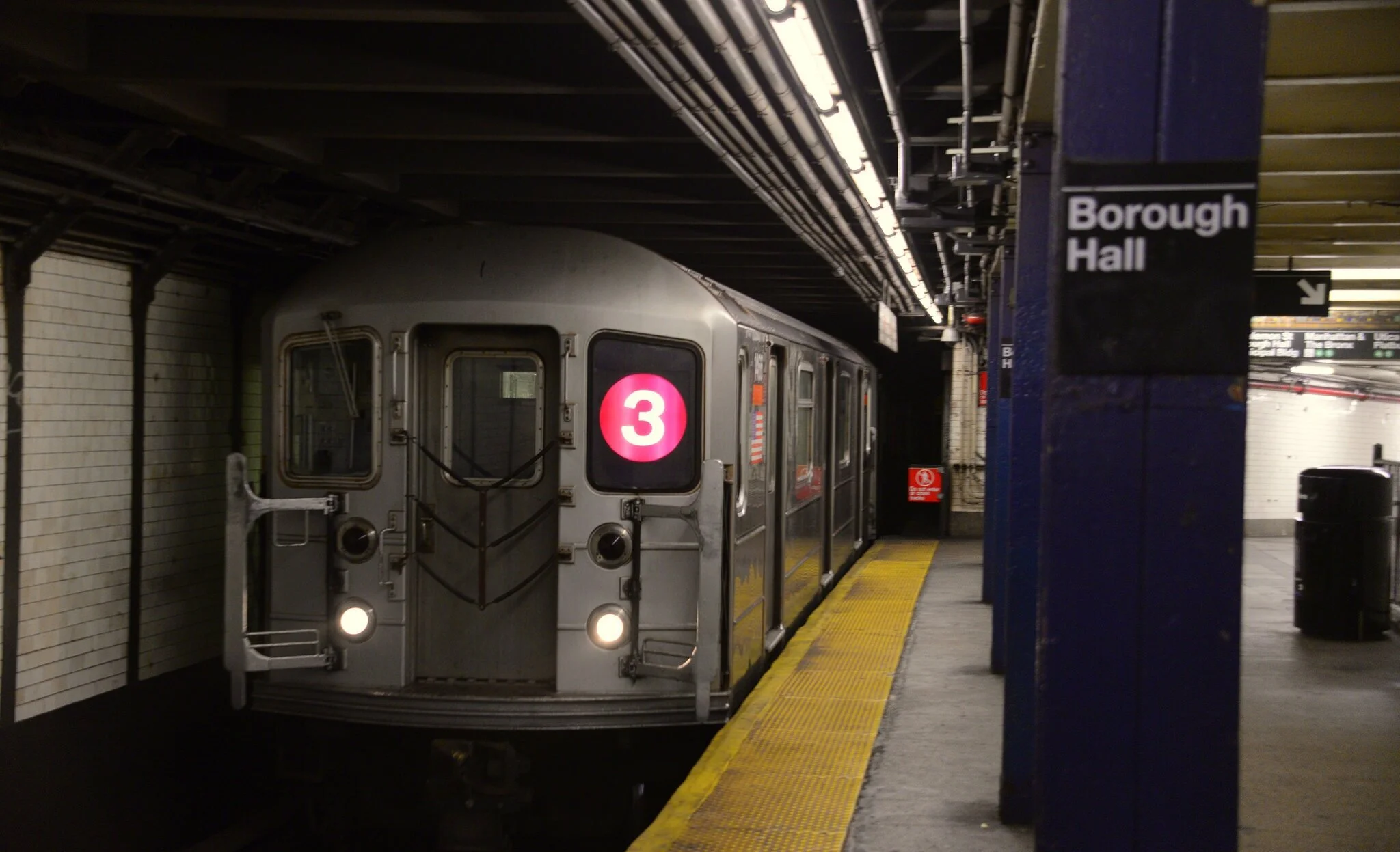 Transfiguration on the #3 train.
