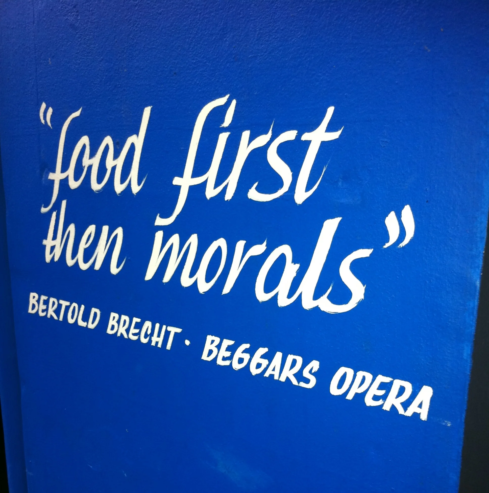 Window of Restaurant. St. Andrew's, Ireland.