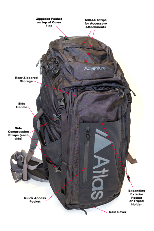 atlas adventure camera backpack