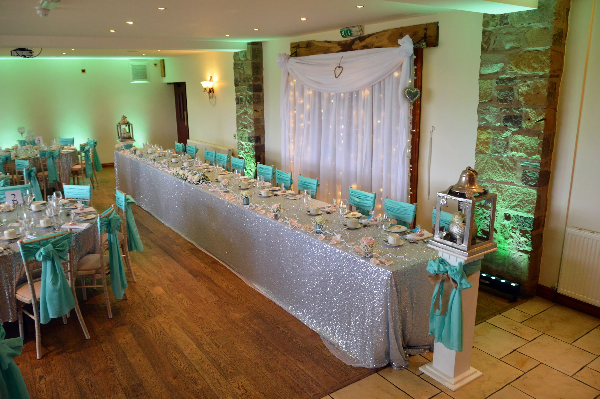Top table sequin cloth